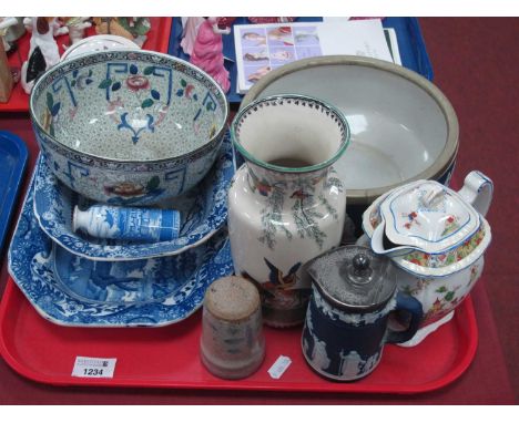 Copeland Italian Spode, Corona, Adams and other ceramics:- One Tray.