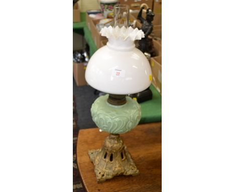 A paraffin lamp