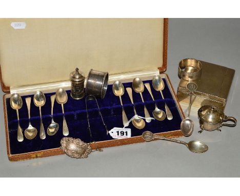 A SET OF TEN EDWARDIAN SILVER OLD ENGLISH PATTERN COFFEE SPOONS, Sheffield 1910, approximate weight 4.4 ounces, 137 grams, in