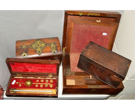 A COROMANDEL TEA CADDY, some brass mounts missing, fitted interior, width 23cm x height 14cm x depth 14cm, boxed Sykes Hydrom