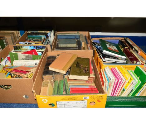 SIX BOXES OF BOOKS, ORDNANCE SURVEY MAPS ETC, to include two volumes 'History of England', Bernard's Radio manuals, motor car