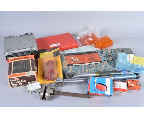 A collection of Automotive tools and parts, to include Norbar ''Slimline'' Torque Wrenches, Blue Print Brake Pad Set, Steerin