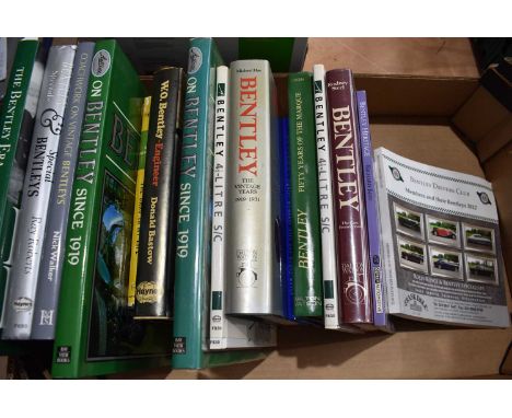 Bentley, an assortment of Bentley reference books, to include Coachwork on Vintage Bentleys by Nick Walker, W.O. Bentley - En