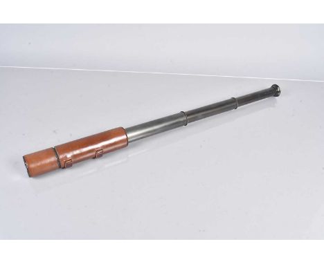 A Military Issue Watson &amp; Sons Field Telescope, dated 1887, marked Watson &amp; Sons 313 Holborn, London, WD with Broad A