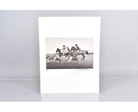 Bob Carlos Clarke (1950-2006), The Chase, a signed Limited Edition photographic print, 104/300, with blind stamp, signed in b