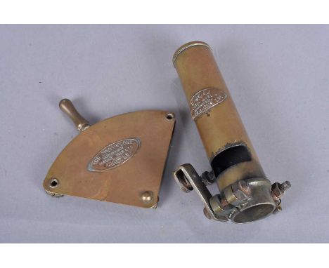 A vintage Stentophone whistle, 17cm high, together with a Stentophone Whistle Control