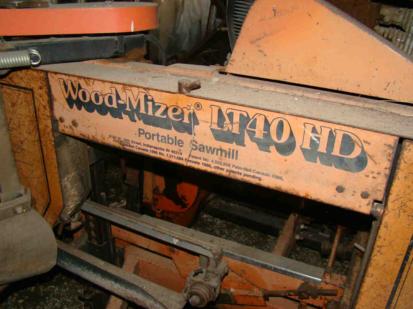 1988 Portable Saw mill WoodMizer LT40 HD, DBarker, Onen 20hp engine