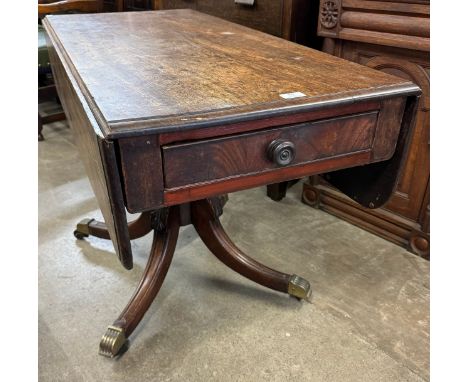 A George IV mahogany sofa table 