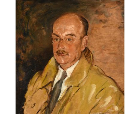 Alexander Jamieson (1873-1937) Scottish Self portrait  Oil on canvas, 63cm by 51.5cm   Sold together with The Royal Institute