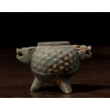 JADEITE OFFERING BOWL CHINA 4TH CENTURY