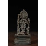 STANDING BRONZE DURGA PRE PALA 8TH TO 10TH CENTURY INDIA