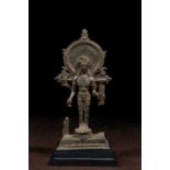 LAKULISHA SHIVA BRONZE BENGAL 12TH CENTURY