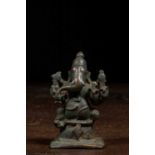 GANESHA BRONZE INDIA 15TH CENTURY