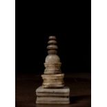 MARBLE STUPA GANDHARA 4TH CENTURY