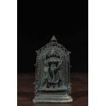 STANDING BRONZE DURGA INDIA 17TH CENTURY