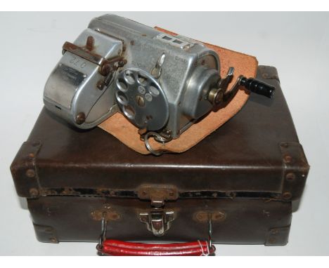 A vintage tram ticket machine with tickets in original case Condition Report: Available upon request