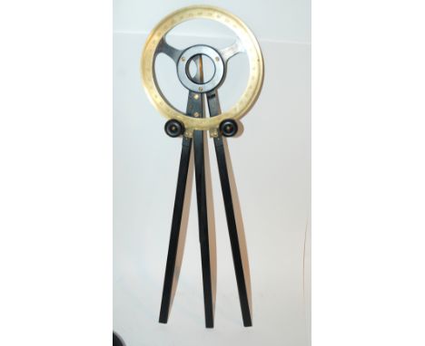 A vintage Stanley nautical sextant station pointer, a Richard Johnson Clapham &amp; Morris safety lamp etc Condition Report: 