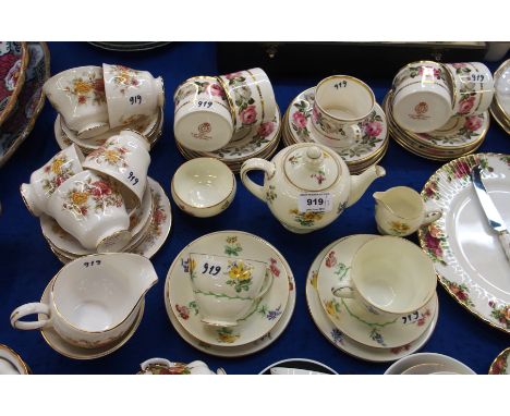 A Royal Doulton tea for two pattern number V1566, a Royal Worcester Royal Garden part set and a Colclough set Condition Repor