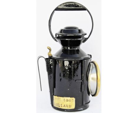 LNER Lamp GCR pattern brass plated LNE- C4067 SNELLAND. Tastefully restored.
