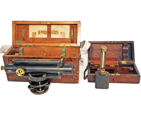 GNR&nbsp;Dumpy Level&nbsp;housed in a fitted mahogany box, clearly stamped 'GNR'. Made by John Davies &amp; Sons Derby as the