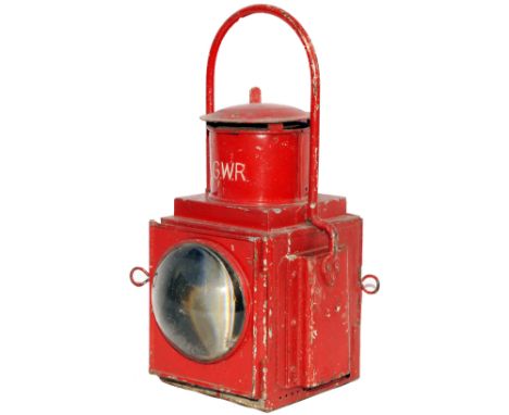 Midland Railway enamel Fire Bucket Notice, Derby Jan 1909. Measures 11in x 6in, some corner chips together with a GWR loco La