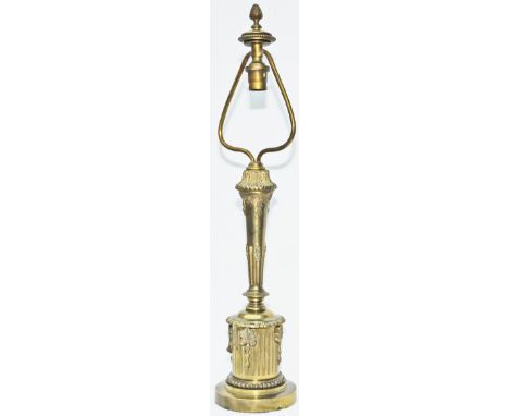 Pullman Lamp stamped 'TC167', type E with festoons, acanthus leaves and tendrils. Car No.167 was the one-time Marjorie conver
