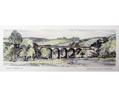 Carriage Print Monsal Dale Viaduct, Derbyshire by Kenneth Steel from the LMR Railway Architecture Series.