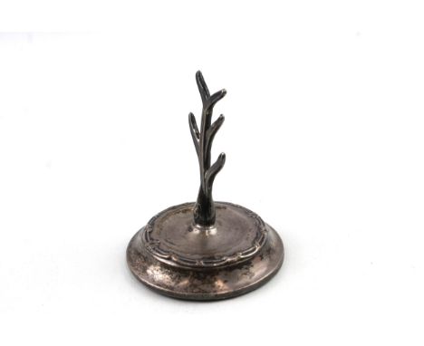 .925 sterling silevr filled antique jewellery tree / ring holder