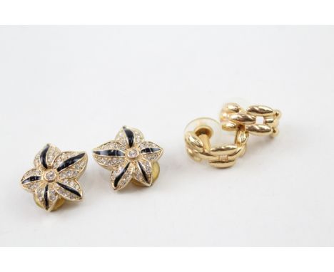 Collection of Christian Dior Earrings inc. Clip Ons, Studs x 2 22g