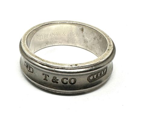 Gents silver Tiffany &amp; Co ring