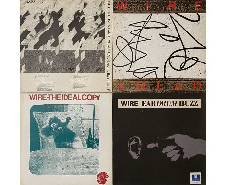 WIRE - LP/ 12"/ 7" PACK. A fine selection of 10 LPs/ 12"/ 7" by post-punk legends Wire, includes some factory samples/ promos