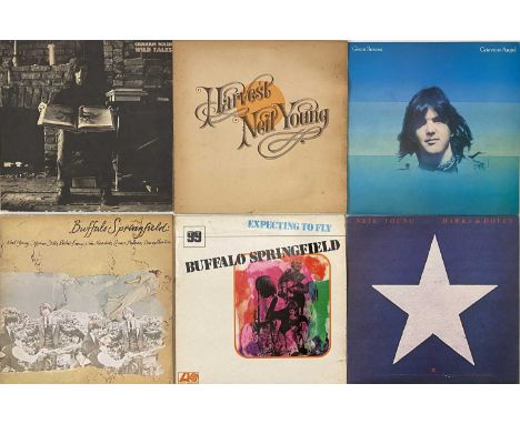 BOB DYLAN/ COUNTRY ROCK - LP COLLECTION. A collection of around 21 country rock LPs, including a number of titles from Bob Dy