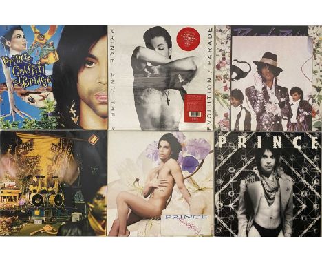 PRINCE - LP/ 7" PACK. A smashing pack of 12 LPs/ 7" by Prince. Titles include Purple Rain (925 110-1, includes poster), Parad