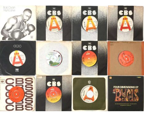 BOB DYLAN/ THE BYRDS AND RELATED - 7" COLLECTION (INC PROMOS). A quality selection of 22 7" singles by Dylan, The Byrds and r