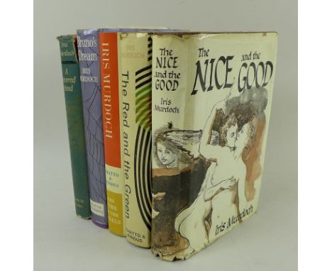 A collection of five novels by Iris Murdosh, comprising The Red and the Green, First Edition, The Time of the Angels, First E