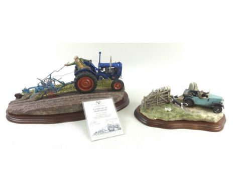 A Border Fine Art limited edition figure group 'At the Vintage', number 1398 of 2000, modelled by R. J. Ayers, 43.5cm long, c
