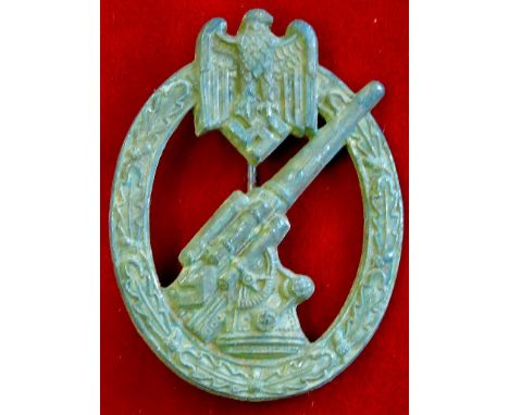 German WWII Army Anti Aircraft badge. Sold A/F