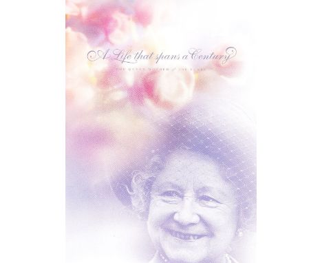 New Zealand - Queen Mother Book of her life only 5,000 copies printed. Also New Zealand Stamps, interesting item with sheetle