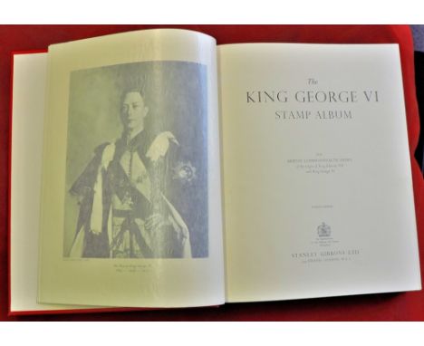 As new Stanley Gibbons King George VI Commonwealth Stamp Album in slip cover sparse mounted used selection included.