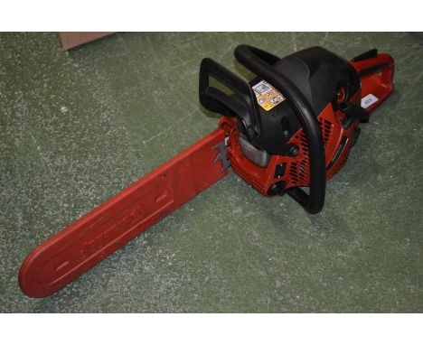 A Jonsered 14" petrol chainsaw.