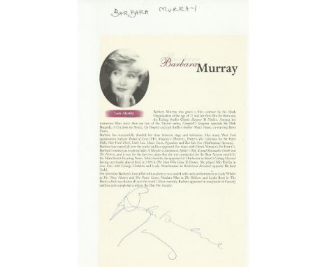 Entertainment Collection 4. 25+ autographs on signed cards, magazine photos, Theatre flyers and biographies all signed in per