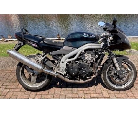 2003 Triumph Daytona 955i. Registration number LJ53 FYX. Frame number SMTTE521VR3175214. Engine number 175919. Sold with the 