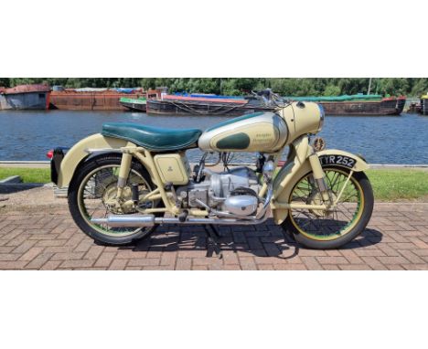 1957 Douglas Dragonfly, 350 cc. Registration number TYR 252 (non transferable). Frame number 1584/6. Engine number 1584/6. So