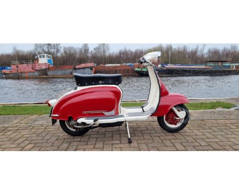 1960 Lambretta 150Li, 150cc. Registration number 520 XVK (non transferrable). Frame number 150LI 860451. Engine number 150LI 