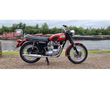 1969 Triumph TR6R Tiger, 650cc. Registration number RFG 171G. Frame number CC13329 TR6R. Engine number CC13329 TR6R. All TR6’