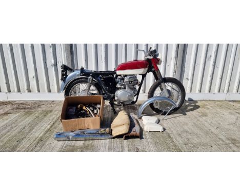 1973 Honda CB250 K4, 249cc, project. Registration number PGL 239L. Frame number CB250 5028152. Engine number CB250E 1004437 (