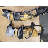 Dewalt 4.5" Small Corded Angle Grinder, 2.7 AMP, & Nibbler, 6.5 AMP, 14 Gauge