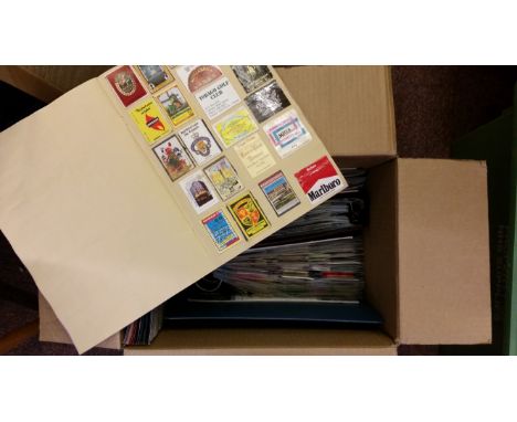 MATCHBOX, selection, inc. match booklets (some flattened), box labels, a few premium-sized labels; sports, castles, hotels, r