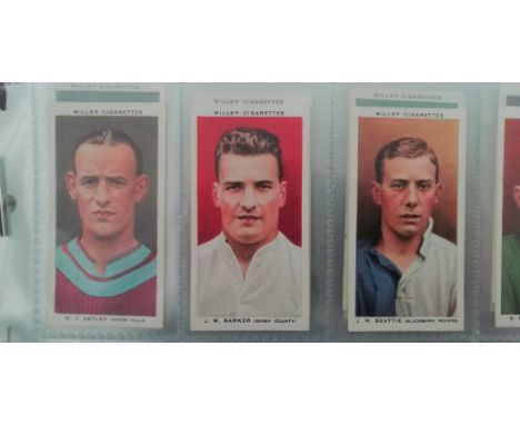 FOOTBALL, complete (12), inc. Ardath Famous Footballers, Carreras Popular, Sinclair Well-Known (both), Wills (with frame), Ne