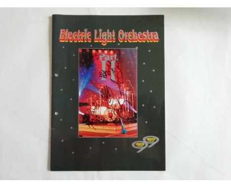 POP MUSIC, Electric Light Orchestra Part II, signed concert programme by six members, inc. Bev Bevan, Louis Clark etc., to fr